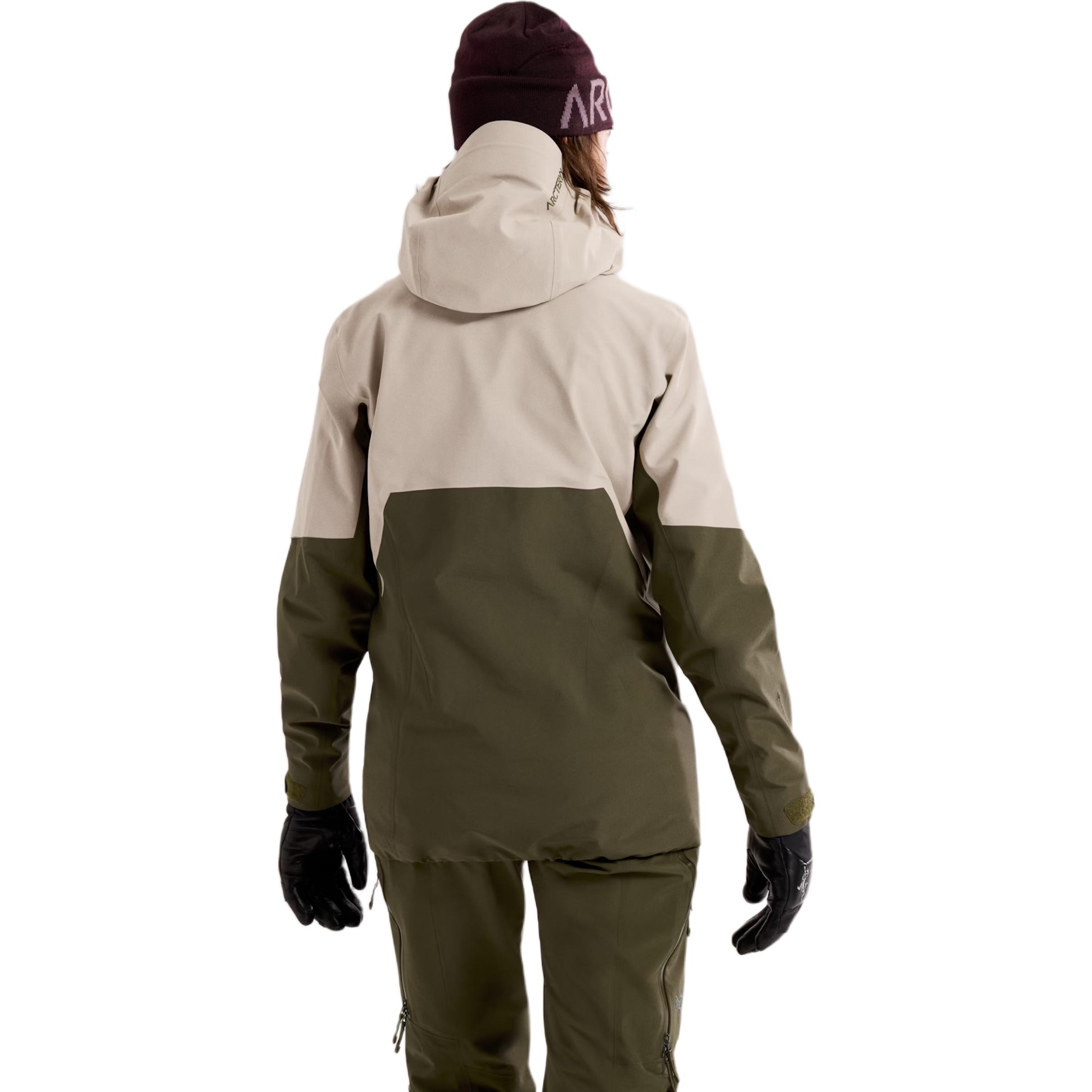 Sizing (W) 아크테릭스 RUSH 방수 방풍 고어텍스 재킷 그린/베이지 (가볍고 실용적) X000010158