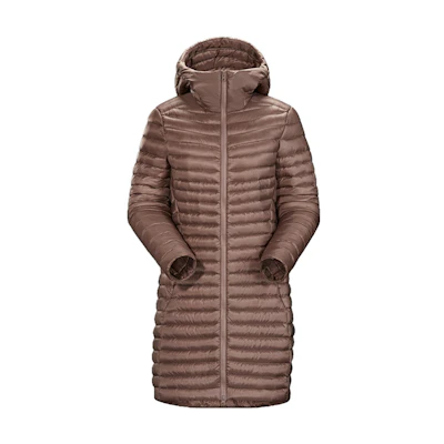 (Women) Arcteryx Arc'teryx RUSH Long Quilted Hooded Jacket - Solid Color. 28243