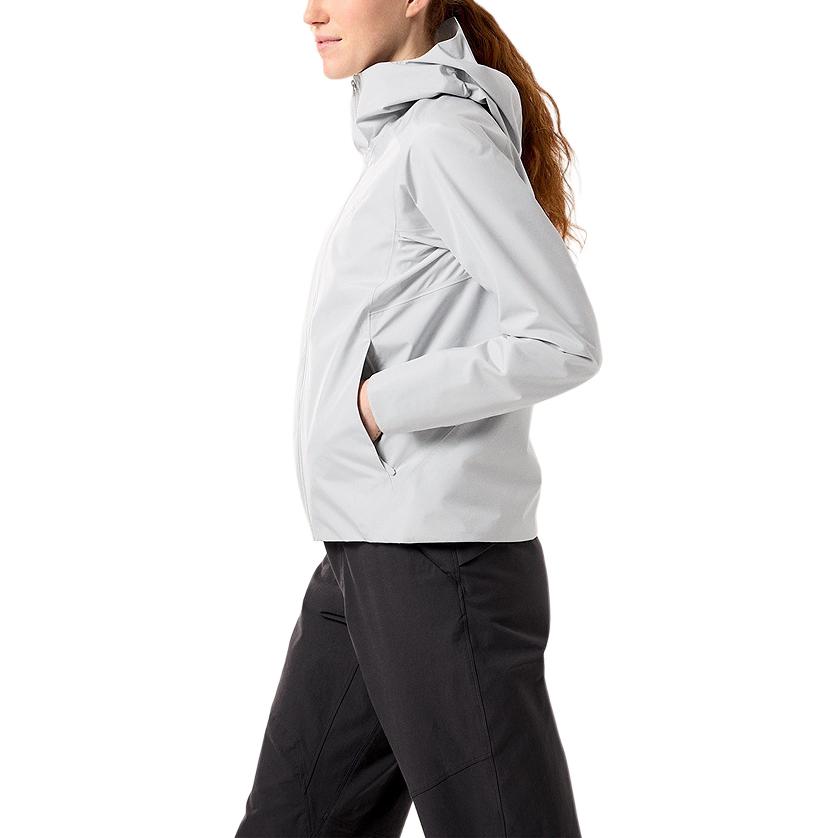 Details for (W) 아크테릭스 솔라노 SS25 방풍 통기 로고 소프트쉘 후드 자켓. X000009652