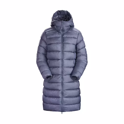 (Women) Arcteryx Arc'teryx Solid Color Down Coat Hoodie Jacket Casual Wear. 24103