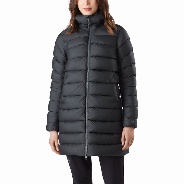 Lookbook (Women) Arcteryx Arc'teryx Solid Color Down Coat Hoodie Jacket Casual Wear. 24103