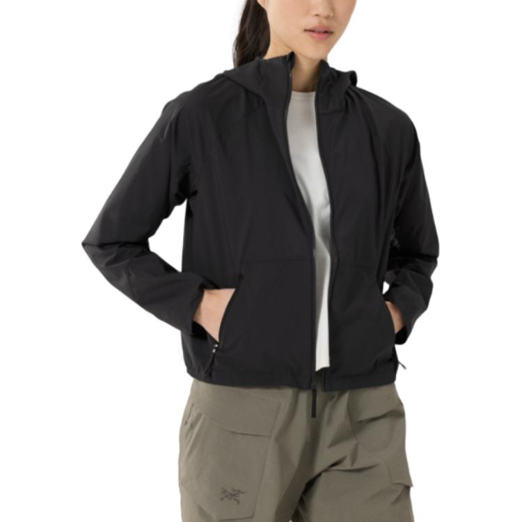 (Women) Arcteryx Arc'teryx Stowe Windshell Solid Windbreaker Zipper Hooded Jacket . 28913 圖 9