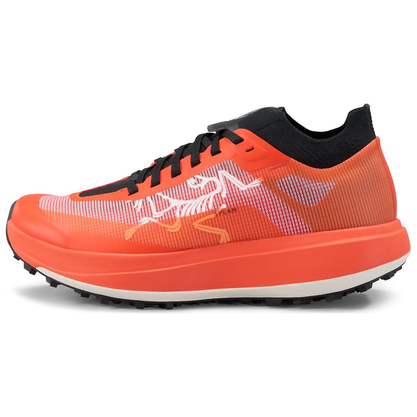 (Women) Arcteryx Arc'teryx SYLAN Orange Lightweight Retro Trail Running Shoes. X000009031-Solaris / Black