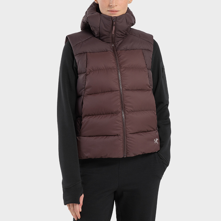 (Women) Arcteryx Arc'teryx Thorium  Hooded Down Vest Sleeveless Solid Color Zip 29631 圖 4