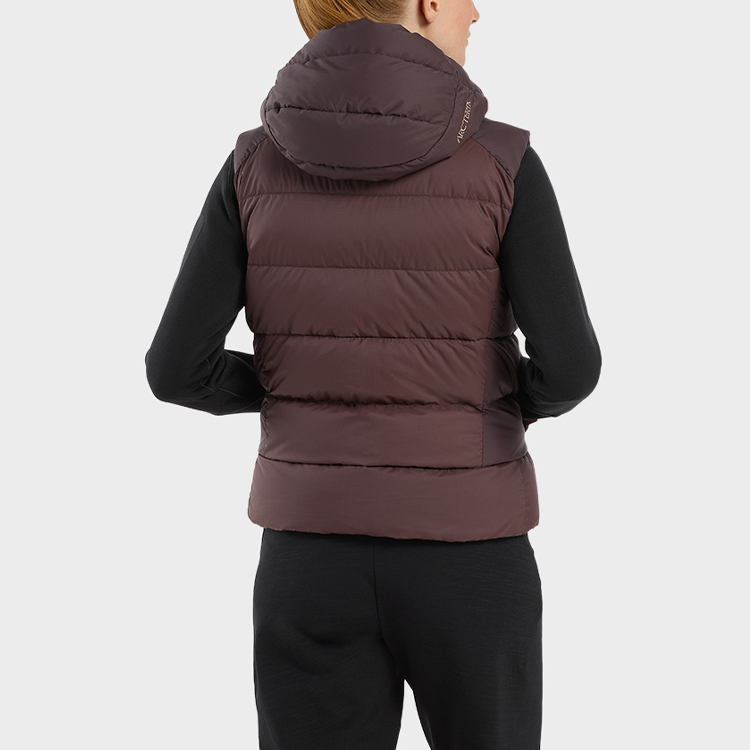 (Women) Arcteryx Arc'teryx Thorium  Hooded Down Vest Sleeveless Solid Color Zip 29631 圖 5