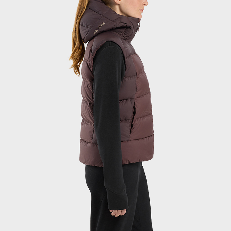 (Women) Arcteryx Arc'teryx Thorium  Hooded Down Vest Sleeveless Solid Color Zip 29631 圖 6
