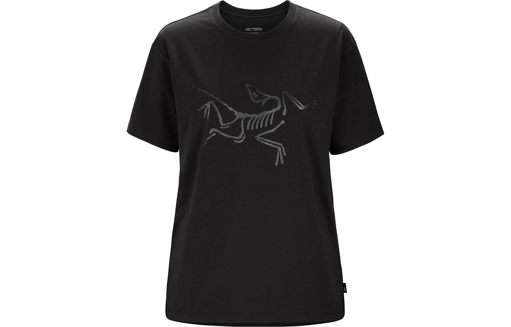 (Women) Arcteryx Arc'teryx x FREAK'S STORE  Logo Print Black Short Sleeve T-Shirt. 30443
