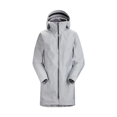 (Women) Arcteryx Arc'teryx PALACE Codetta Cinch Heather GTX Grey Hooded Coat 27791