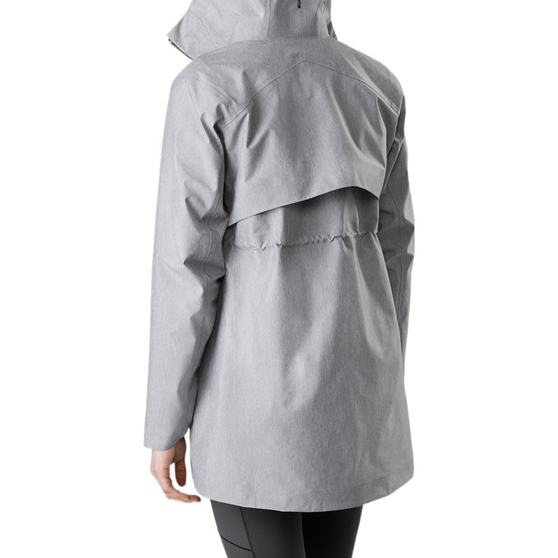Shop (Women) Arcteryx Arc'teryx x PALACE Codetta Cinch Heather Gore-Tex  Grey Hooded Coat 27791