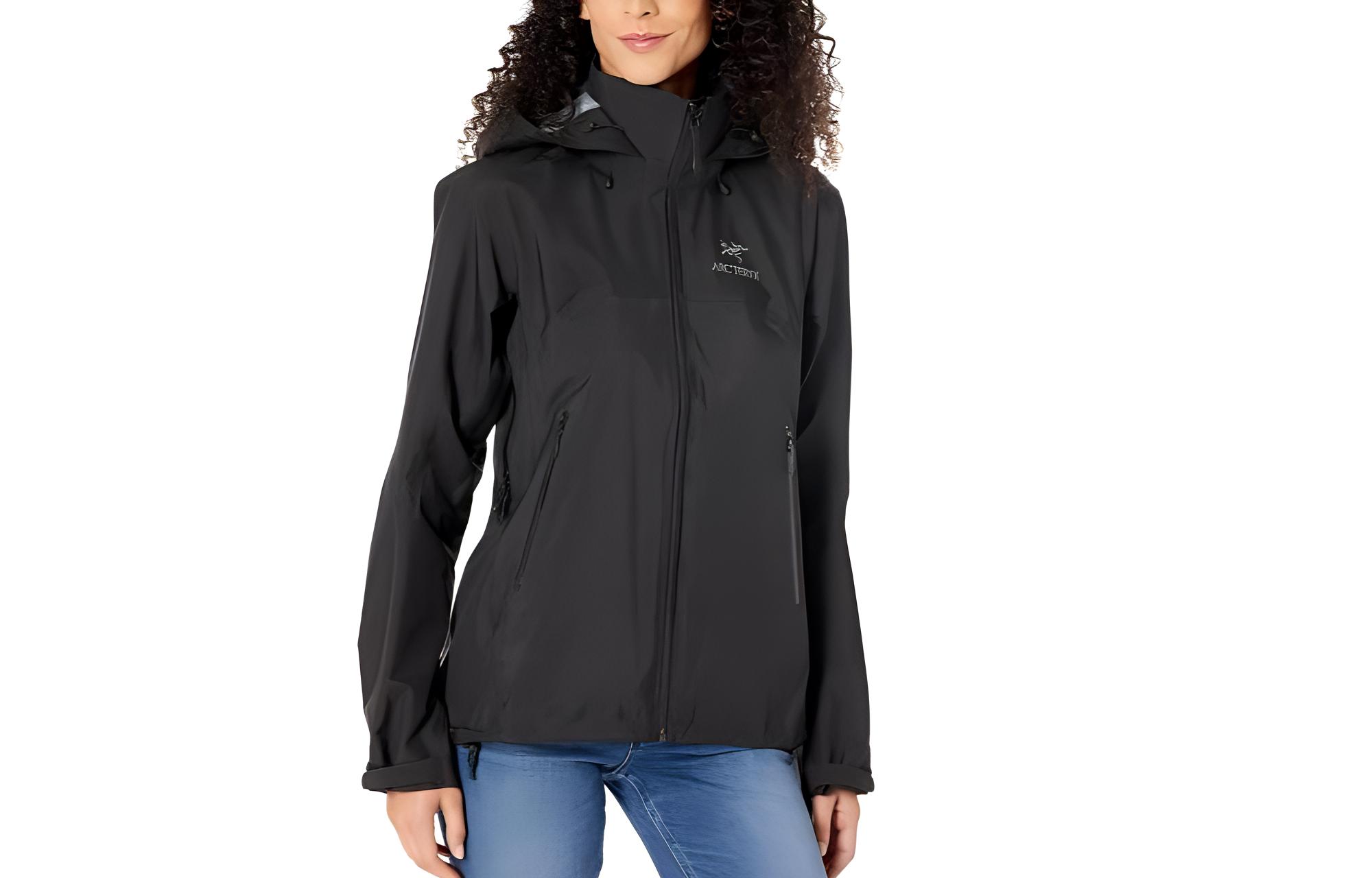 (Women) Arcteryx BETA AR Waterproof Hooded Jacket Black Outdoor Apparel L07856100