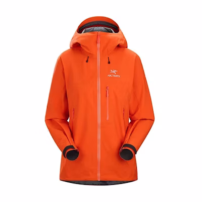(Women) Arcteryx BETA SV Orange Jacket - Windproof, Breathable & Durable L08022600