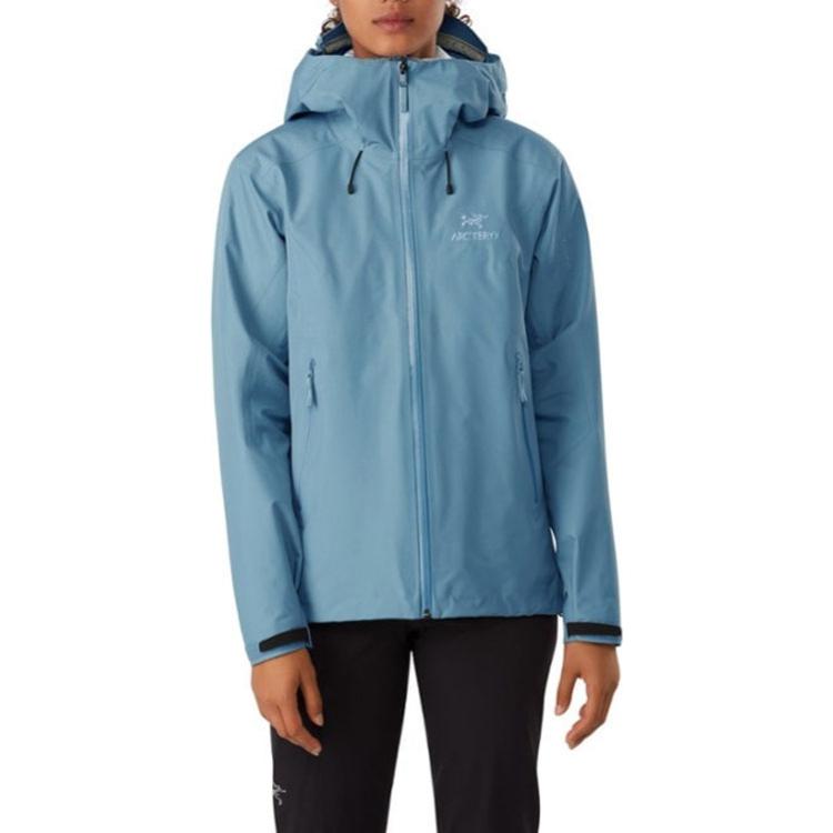 Purchase (W) 始祖鳥藍色刺繡標誌連帽外套 X000005468