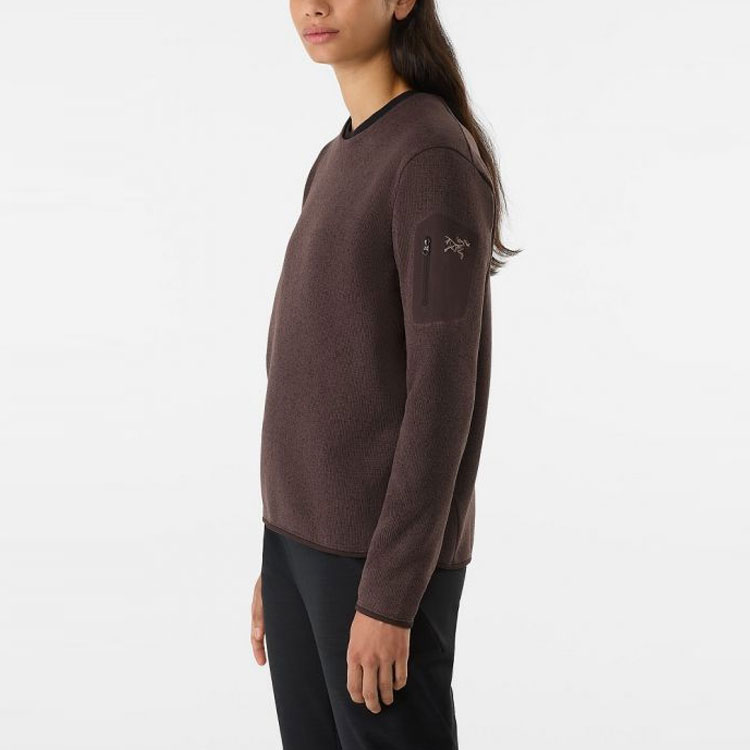 Shop (Women) Arcteryx Covert Crew  Plain Casual Sweatshirt 30204