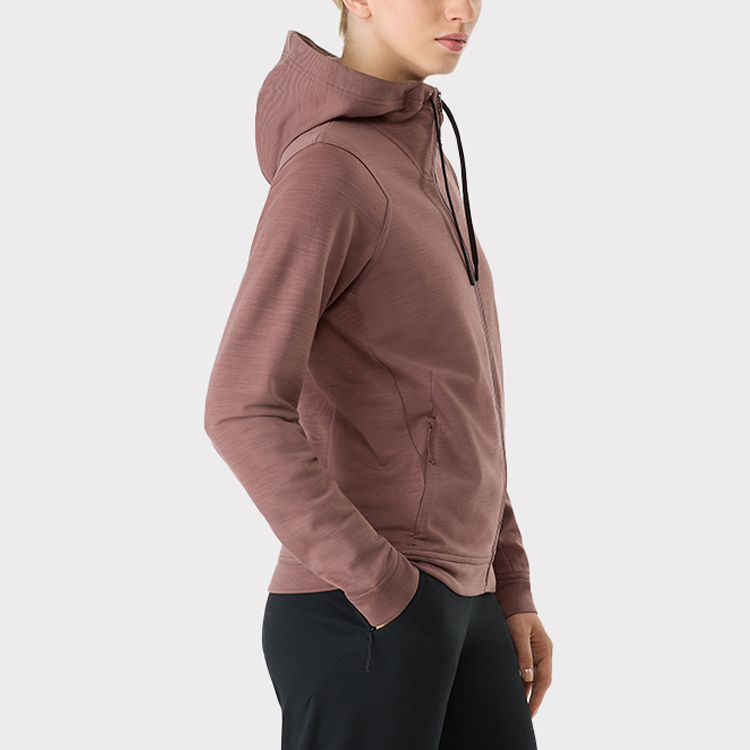 (Women) Arcteryx Covert LT  Full Zip Hoodie Jacket Long Sleeve - Lanora Casual Wear 29615 圖 5