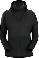 (Women) Arcteryx Delta Hybrid Hoody Black Fleece Casual Sport Long Sleeve Jacket L07956300 (Women) Arcteryx Delta Hybrid Hoody Black Fleece Casual Sport Long Sleeve Jacket L07956300