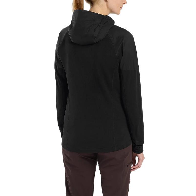 Purchase (W) 始祖鳥 Delta Hybrid 黑色抓絨休閒運動長袖外套 L07956300