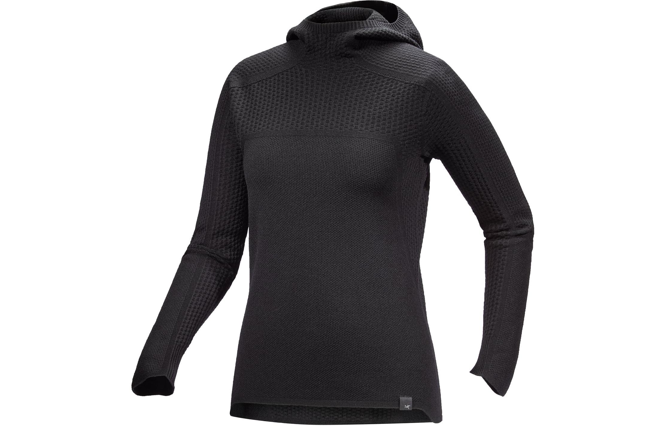 Order (W) 아크테릭스 할람 메리노 울 니트 후드 풀오버 스웨터. X000007875