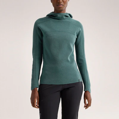 (W) 아크테릭스 할람 메리노 울 니트 후드 풀오버 스웨터. X000007875 Sizing (W) 아크테릭스 할람 메리노 울 니트 후드 풀오버 스웨터. X000007875