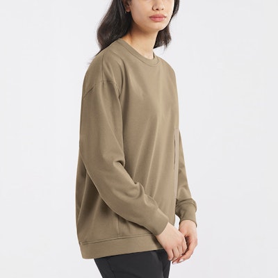 (W) アークテリクス モメンタ クルー LS ロゴ プルオーバーフリーススウェットシャツ 29766 Details for (W) アークテリクス モメンタ クルー LS ロゴ プルオーバーフリーススウェットシャツ 29766