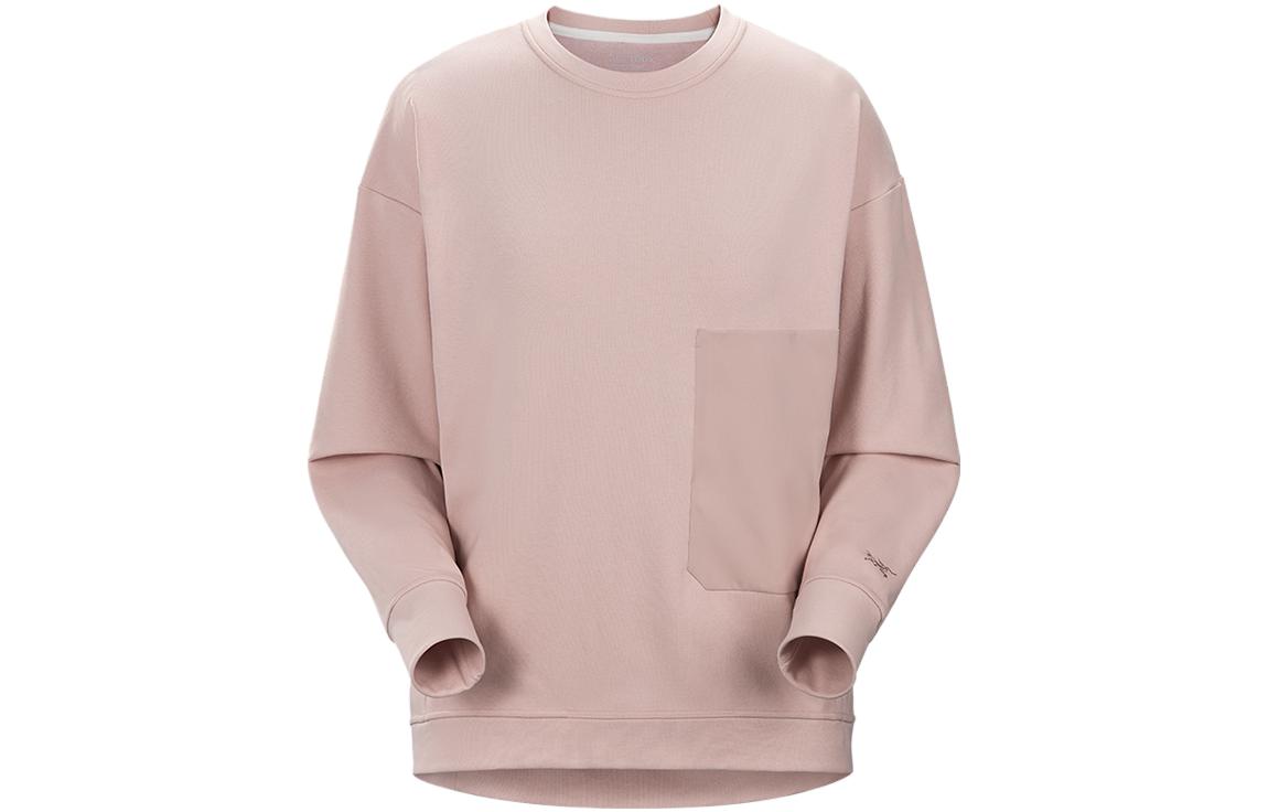 Cheap (W) アークテリクス モメンタ クルー LS ロゴ プルオーバーフリーススウェットシャツ 29766