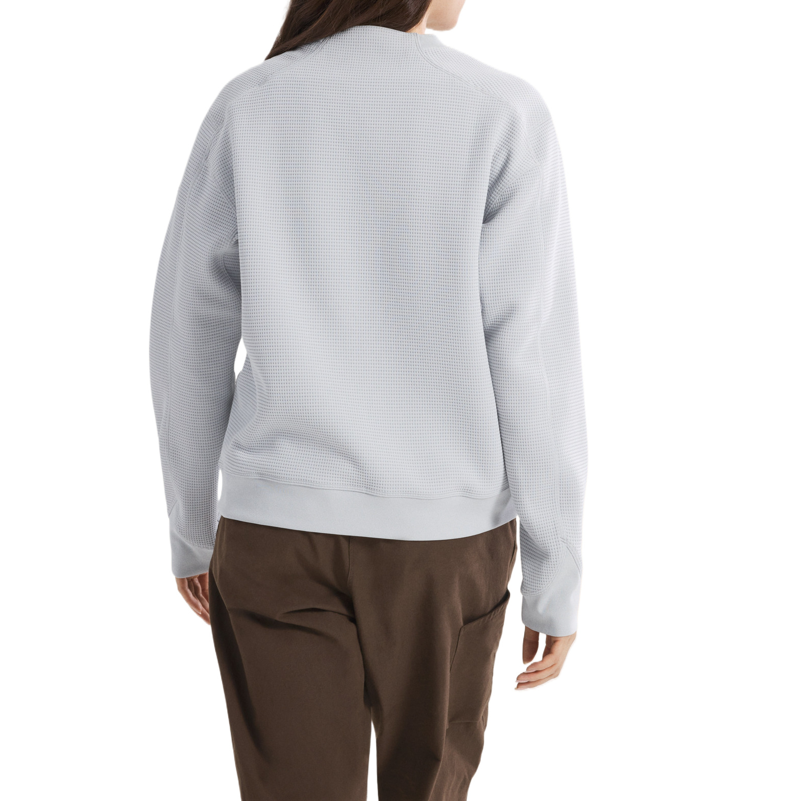 Shop (W) Arcteryx Olera Pullover Suéter Casual de Punto Waffle con Logo Bordado X000009846