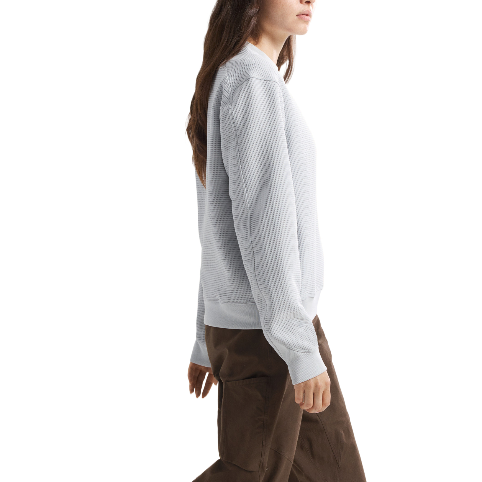 Purchase (W) Arcteryx Olera Pullover Suéter Casual de Punto Waffle con Logo Bordado X000009846