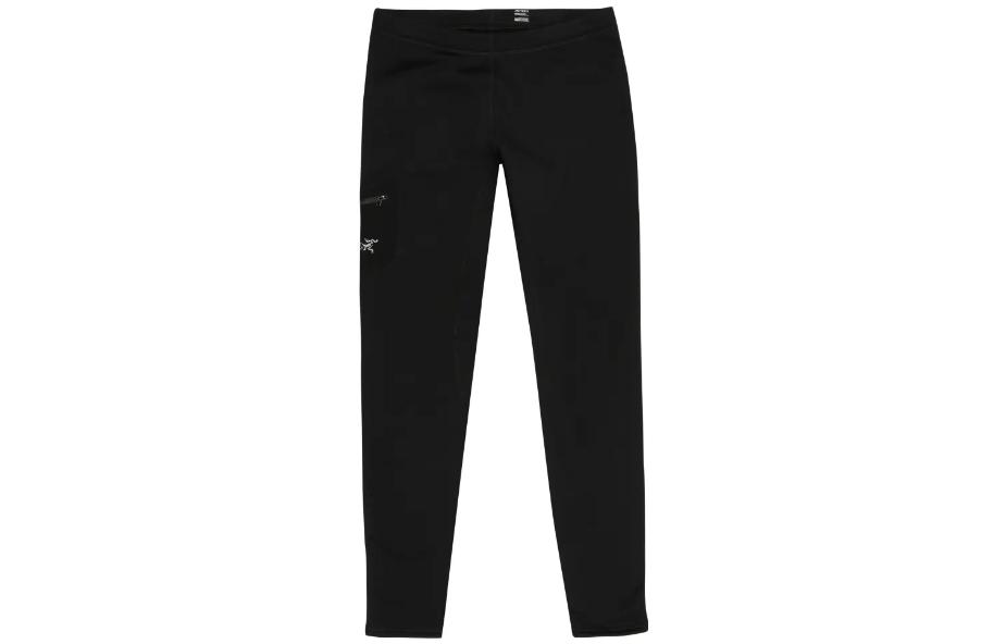 (Women) Arcteryx Rho AR Bottom Fleece Lined Compression Leggings Unisex Black 11274