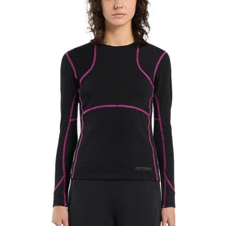 Shop (Women) Arcteryx SYSTEM_A Alesa Long Cotton Moisture-Wicking Long Sleeve Tee FW22 29722
