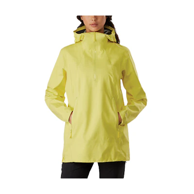 (Women) Arcteryx Venda Waterproof Windproof Half-Zip Long Outdoor Jacket 25198