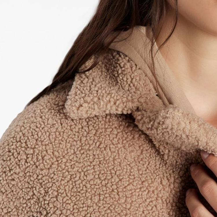 Details for (Women) ARMANI EXCHANGE  Beige Belted Fleece Coat with Collar 6RYL04-YJFAZ-0748