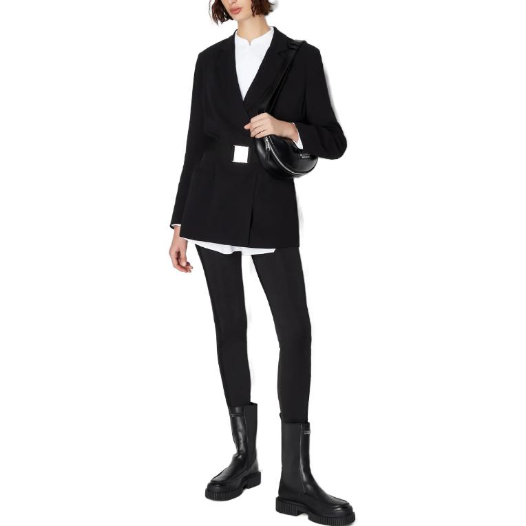 Purchase (W) ARMANI EXCHANGE 黑色腰帶休閒西裝外套 FW23 6RYG01-YN1PZ-1200