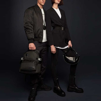 (W) ARMANI EXCHANGE 黑色腰帶休閒西裝外套 FW23 6RYG01-YN1PZ-1200 Details for (W) ARMANI EXCHANGE 黑色腰帶休閒西裝外套 FW23 6RYG01-YN1PZ-1200