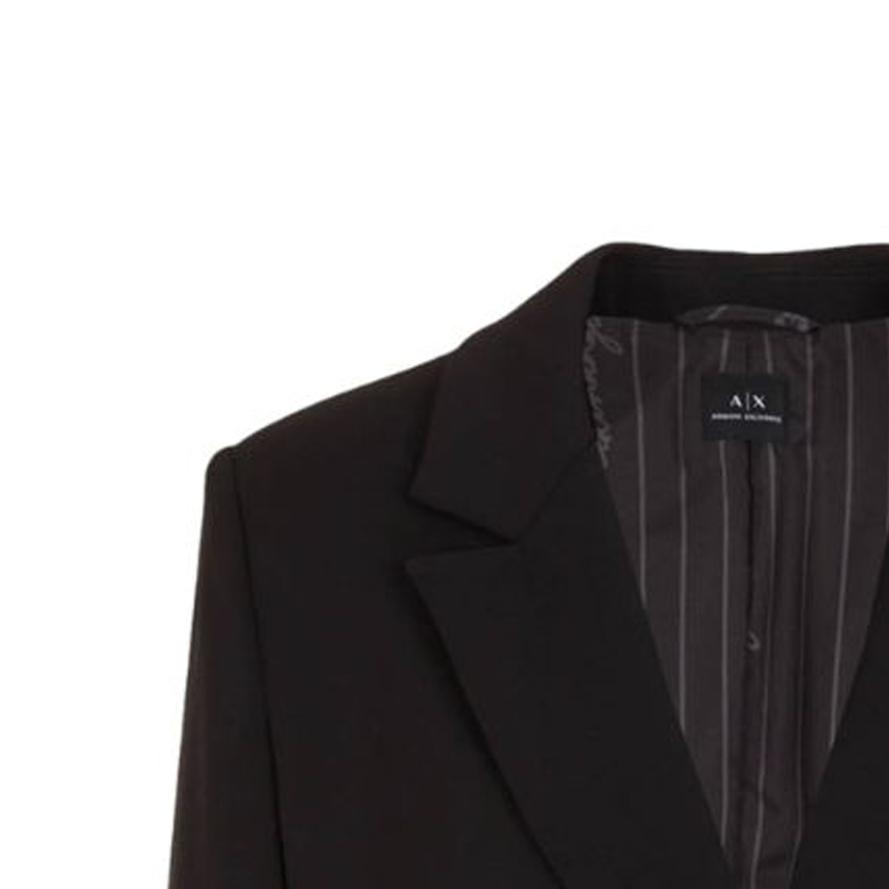 Details for (W) 아르마니 익스체인지 블랙 더블브레스트 수트 자켓 FW23. 6RYG11-YN7NZ-1200