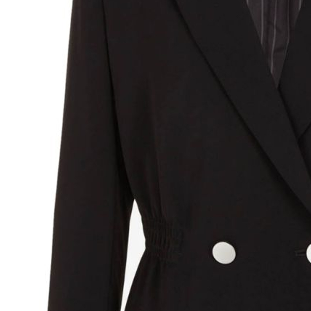 Sizing (W) 아르마니 익스체인지 블랙 더블브레스트 수트 자켓 FW23. 6RYG11-YN7NZ-1200