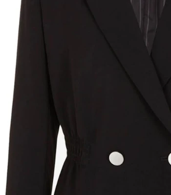 (W) 아르마니 익스체인지 블랙 더블브레스트 수트 자켓 FW23. 6RYG11-YN7NZ-1200 Sizing (W) 아르마니 익스체인지 블랙 더블브레스트 수트 자켓 FW23. 6RYG11-YN7NZ-1200