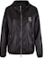 Order (W) ARMANI EXCHANGE Hoodie Hitam Zip Jaket dengan Logo Cetak SS24. 8NYB45-YNYNZ-1200