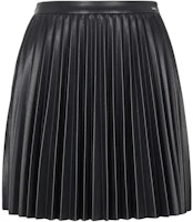 (Women) ARMANI EXCHANGE Black Pleated A-Line Casual Skirt SS24 Glossy Finish. 6DYN24-YNNNZ-1200 (Women) ARMANI EXCHANGE Black Pleated A-Line Casual Skirt SS24 Glossy Finish. 6DYN24-YNNNZ-1200