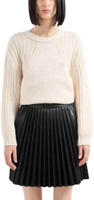 (W) Falda Casual Negra Plisada Armani Exchange SS24 con Acabado Brillante. 6DYN24-YNNNZ-1200 Lookbook (W) Falda Casual Negra Plisada Armani Exchange SS24 con Acabado Brillante. 6DYN24-YNNNZ-1200