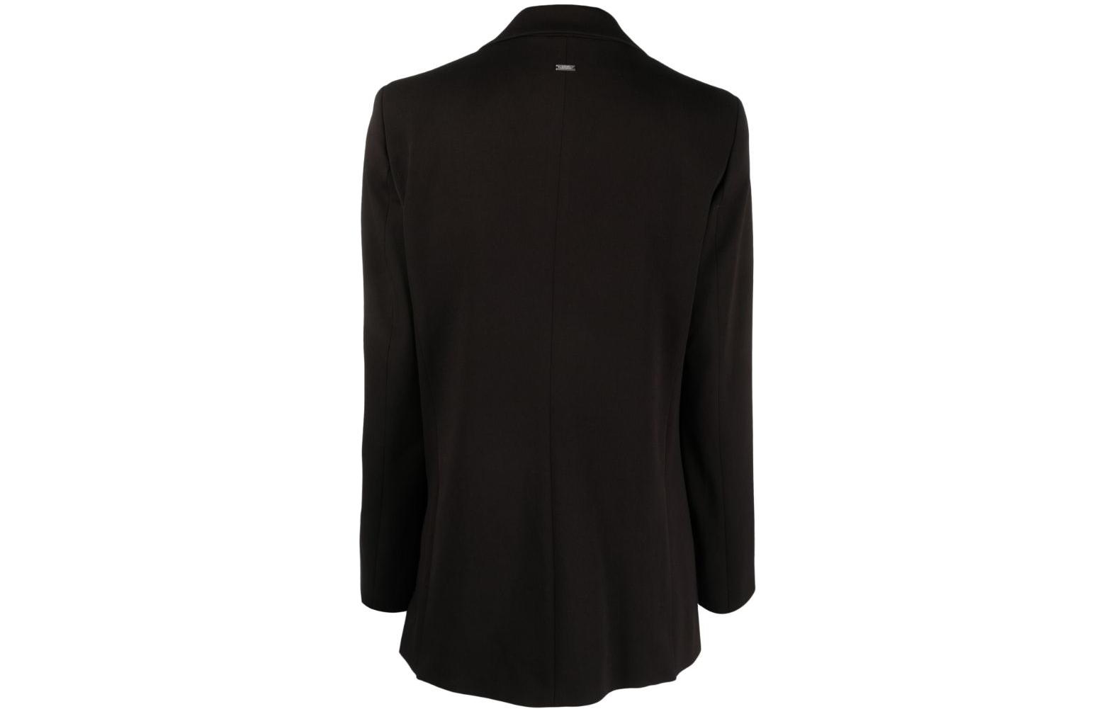 Lookbook (W) 아르마니 익스체인지 블랙 싱글버튼 블레이저 지퍼 포켓. 6RYG26-YN5LZ-1200