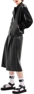 (W) 아르마니 익스체인지 블랙 지퍼 업 패치워크 하이칼라 자켓 3DYB09-YNYJZ1-1200 Purchase (W) 아르마니 익스체인지 블랙 지퍼 업 패치워크 하이칼라 자켓 3DYB09-YNYJZ1-1200