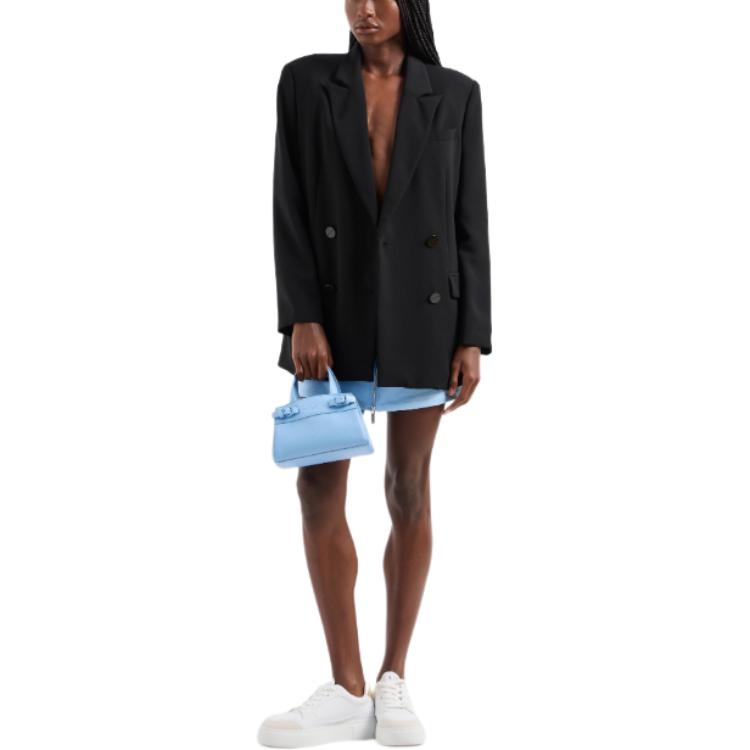 Cheap (W) ARMANI EXCHANGE Blazer Double-Breasted Patch Logo SS24. 3DYG31-YN1QZ-1787