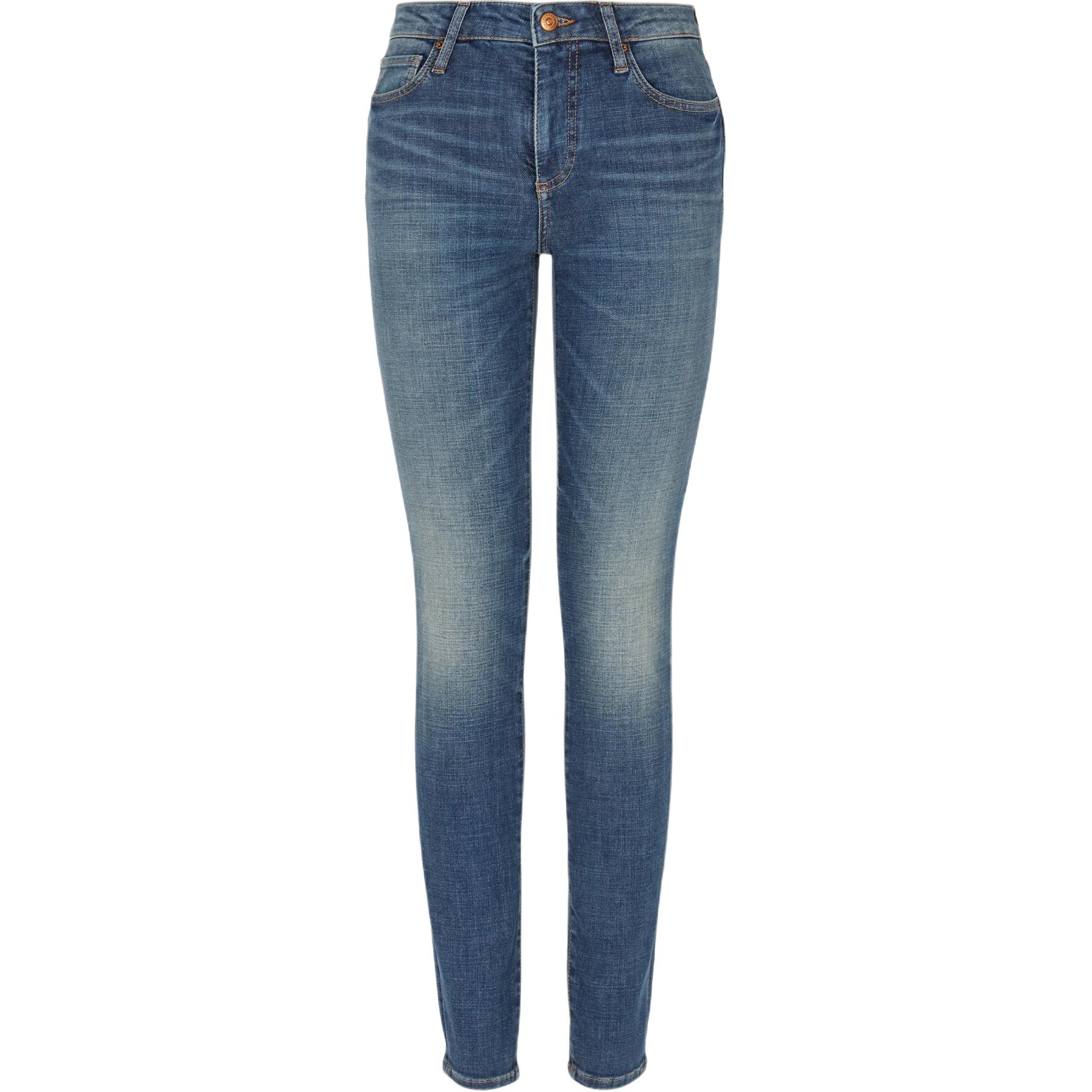 Order (W) ARMANI EXCHANGE 中腰修身水洗靛藍牛仔褲 SS24 6DYJ69-Y18EZ-1500