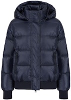 (Women) ARMANI EXCHANGE Navy Blue Letter Printed Hoodie Jacket FW22. 8NYB40-YNYNZ-115AH (Women) ARMANI EXCHANGE Navy Blue Letter Printed Hoodie Jacket FW22. 8NYB40-YNYNZ-115AH