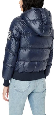 (W) ARMANI EXCHANGE Sudadera Chaqueta Azul Marino con Letras Impresas FW22. 8NYB40-YNYNZ-115AH Purchase (W) ARMANI EXCHANGE Sudadera Chaqueta Azul Marino con Letras Impresas FW22. 8NYB40-YNYNZ-115AH