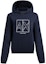 Buy (W) ARMANI EXCHANGE Hoodie Biru Tua dengan Rekaan Logo - Koleksi SS24. 3DYM27-YJDBZ-1593