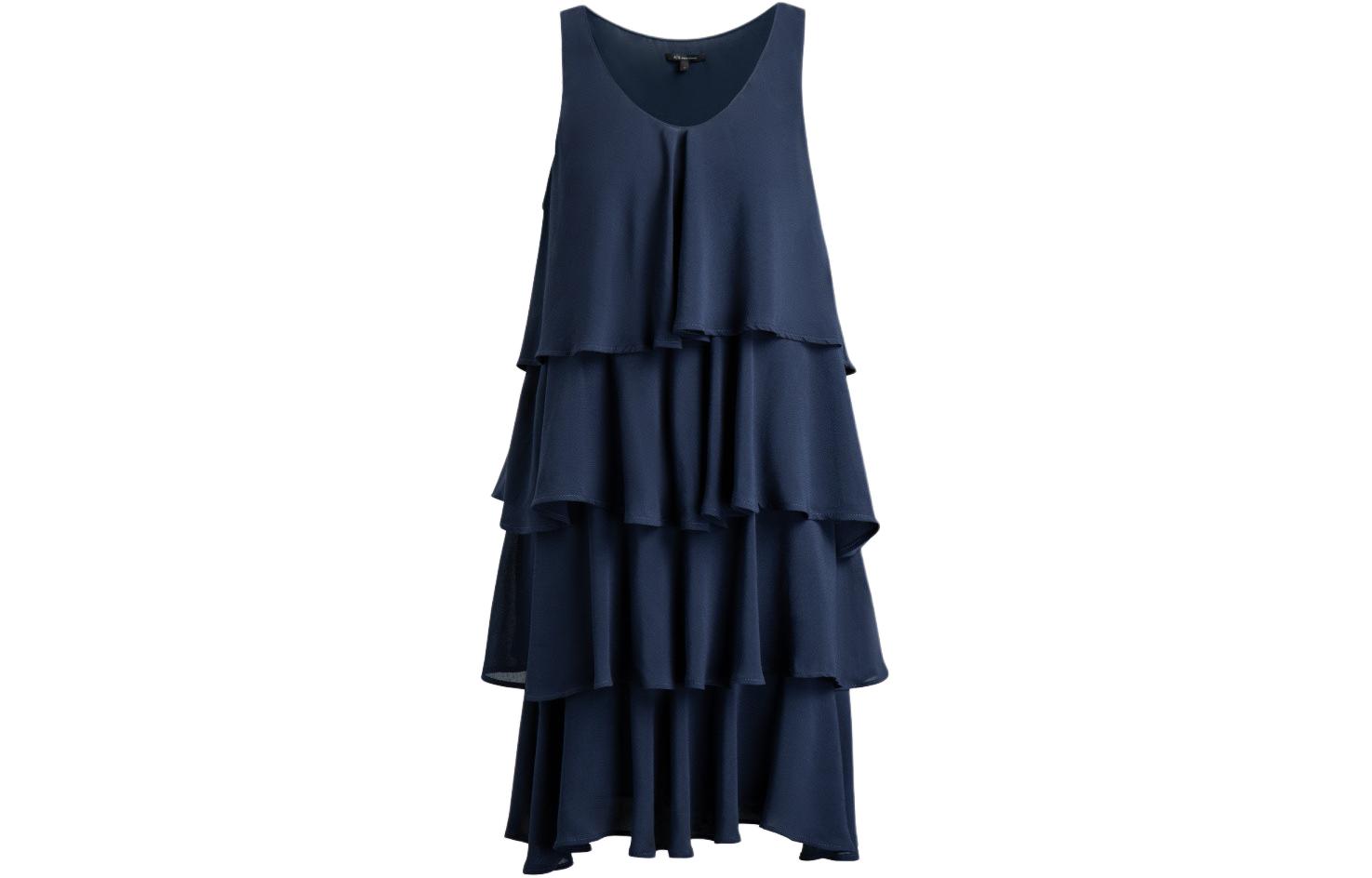 Order (W) ARMANI EXCHANGE 海军蓝无袖短连衣裙 SS23系列. 3RYA20-YN3LZ-15CO