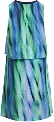 (W) 阿玛尼AX无袖A字连衣裙蓝绿色印花SS24款式 3DYA06-YN7QZ-28AC Lookbook (W) 阿玛尼AX无袖A字连衣裙蓝绿色印花SS24款式 3DYA06-YN7QZ-28AC