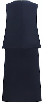 (W) 阿玛尼AX无袖A字版型徽标连衣裙海军蓝SS24. 3DYA06-YN7QZ-1593 Lookbook (W) 阿玛尼AX无袖A字版型徽标连衣裙海军蓝SS24. 3DYA06-YN7QZ-1593