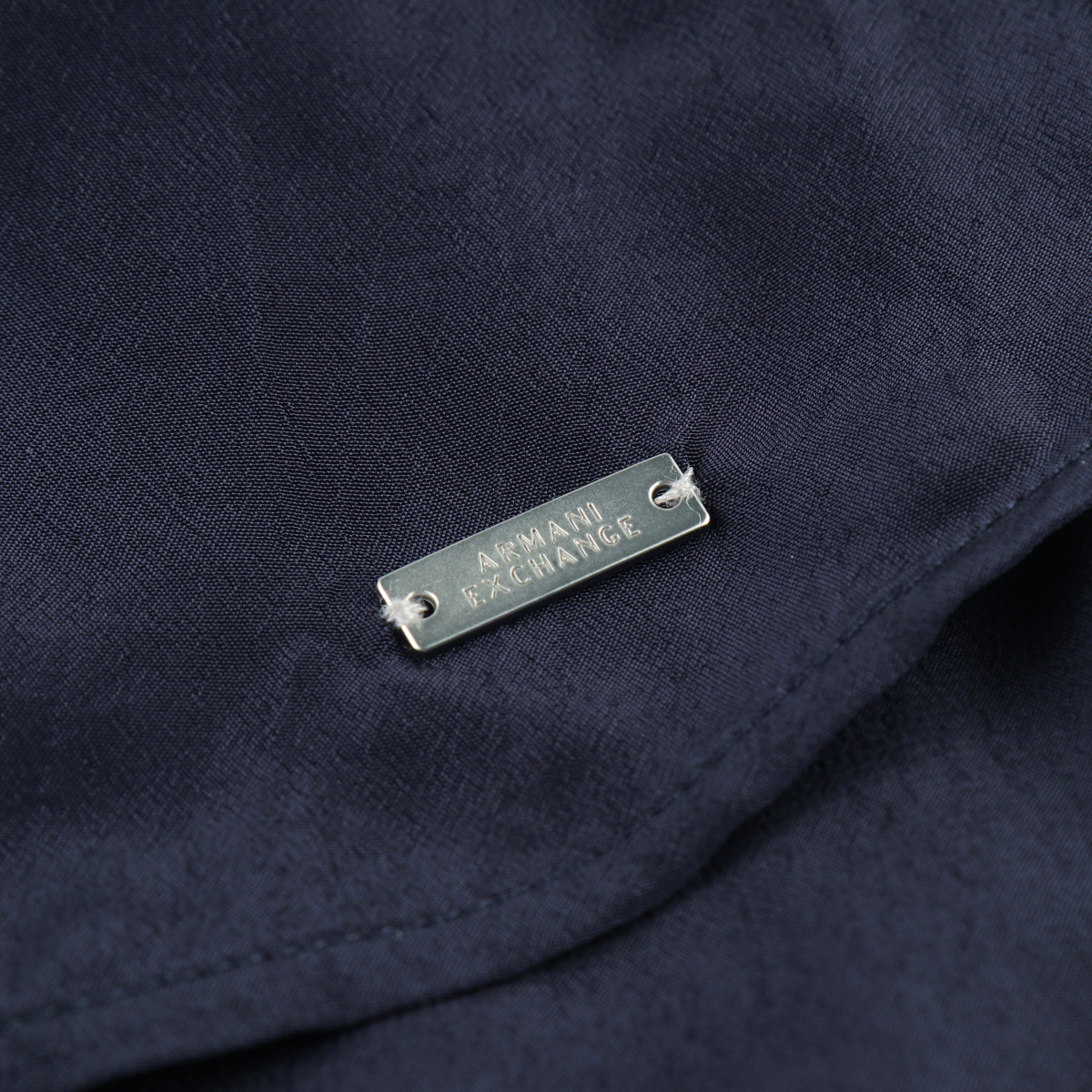 Details for (W) 阿玛尼AX无袖A字版型徽标连衣裙海军蓝SS24. 3DYA06-YN7QZ-1593