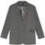 Order (W) ARMANI EXCHANGE Blazer Logo Kelabu Single-Breasted SS23. 6LYG22-YN2GZ-6910
